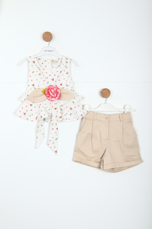 girls shorts set 2-5 years old 5906 - Top Teens