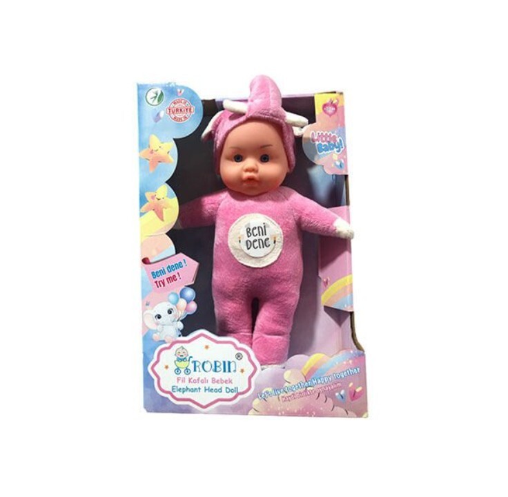 Global Robin Fil Kafalı Bebek - 1