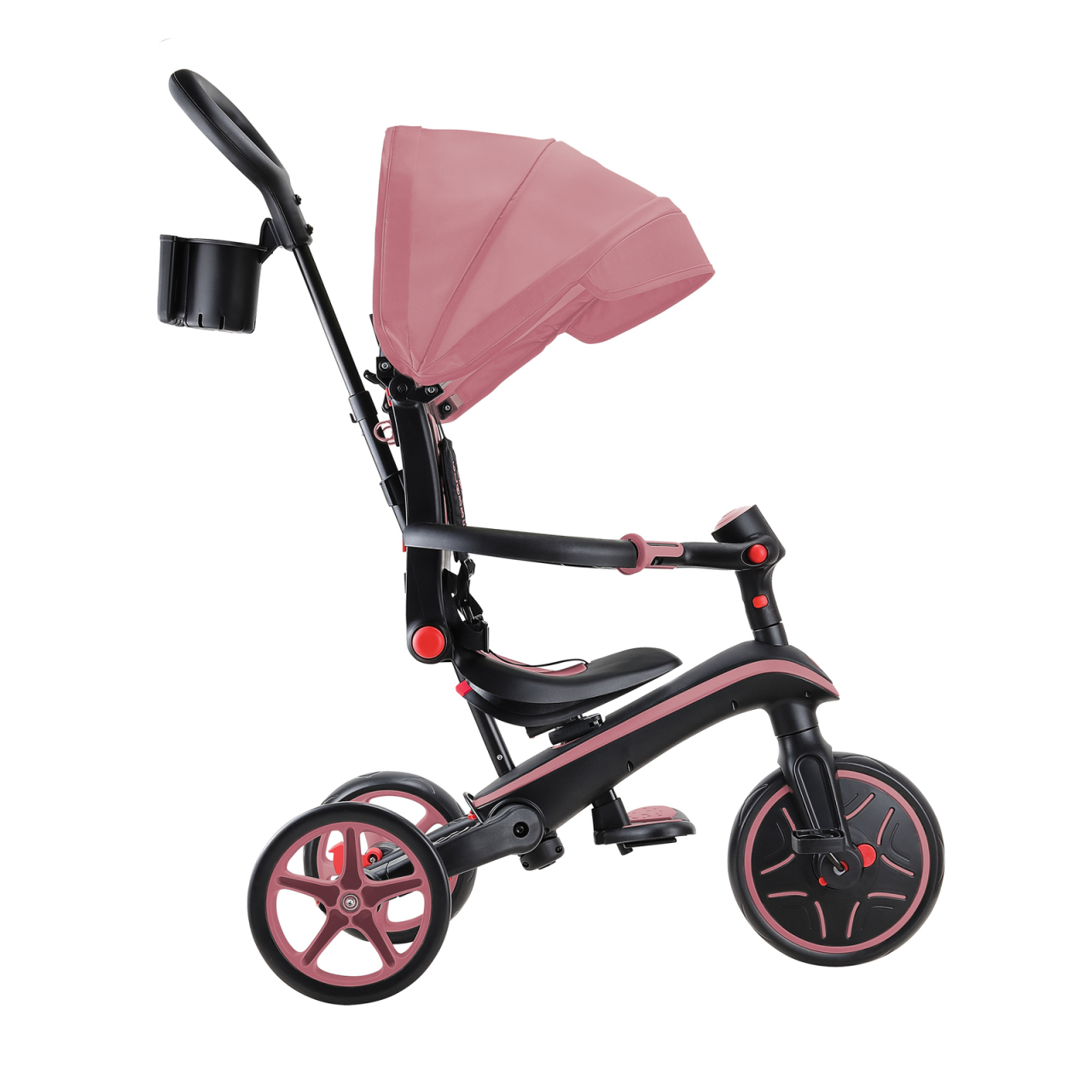 Globber Explorer 4in1 Katlanabilir Bisiklet Koyu Pastel Pembe - 5