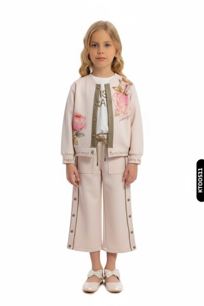 بدلة رياضية للبنات من عمر 6 إلى 14 سنة 4736 - GRATA