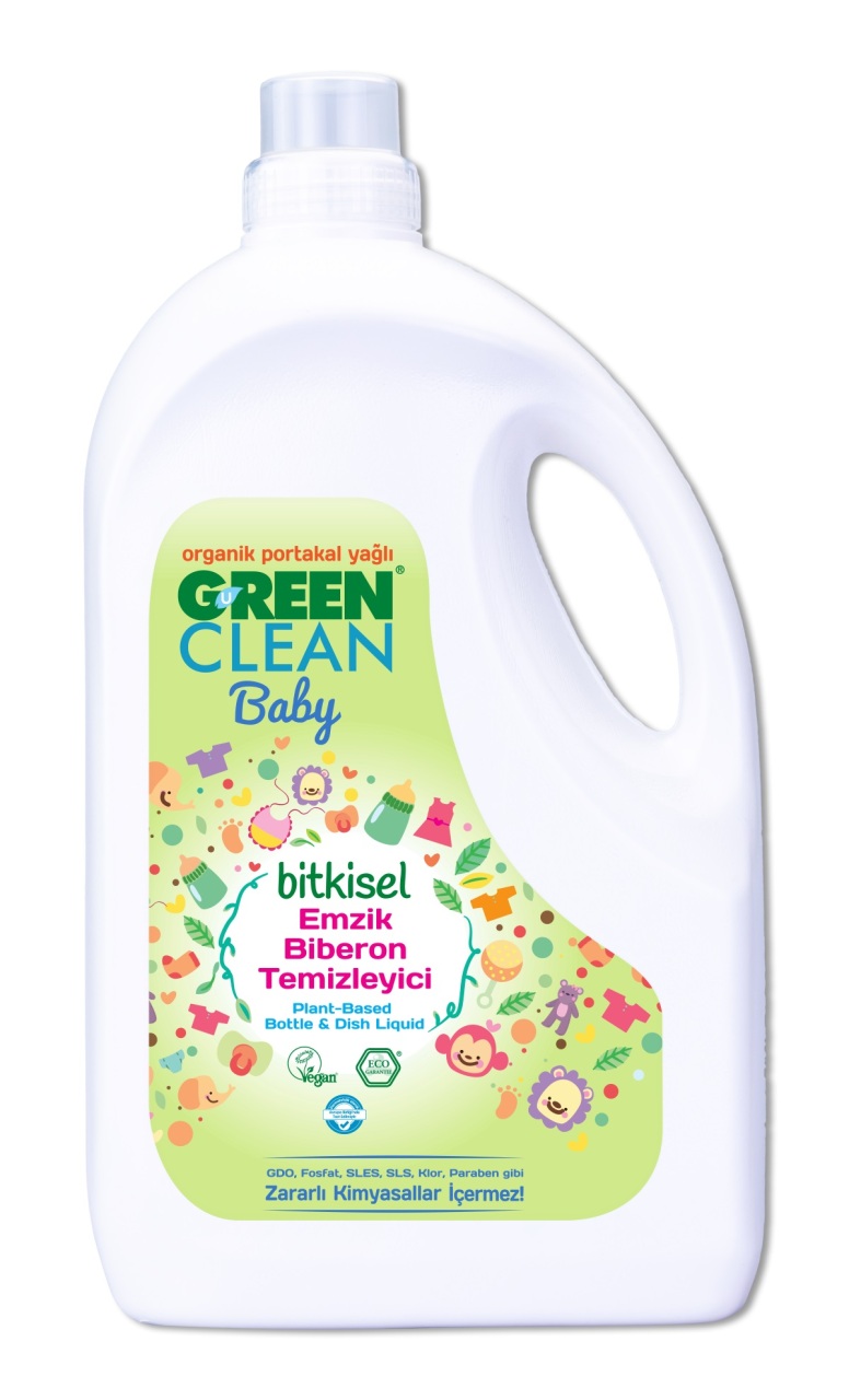 Green Clean Baby Bitkisel Emzik Biberon Temizleyici 2750 ml - 1
