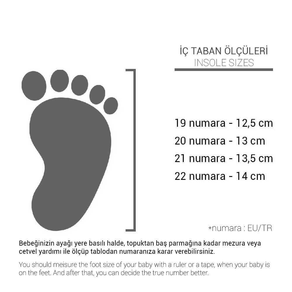 Hakiki Deri Gri Cırtlı Mevsimlik Erkek Bebek Ayakkabı - 5