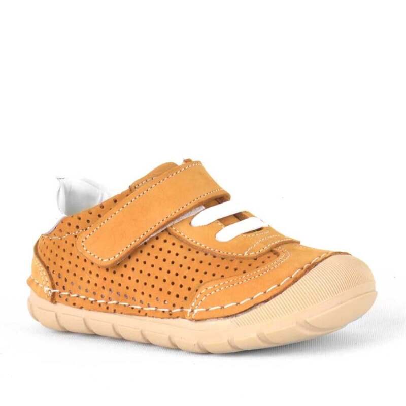 Hakiki Deri Taba İlk Adım Erkek Bebek Ayakkabı - 1