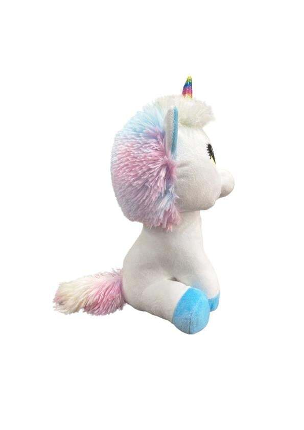 Halley Pembe Mavi Patili Unicorn 35 Cm PL62218 - 2