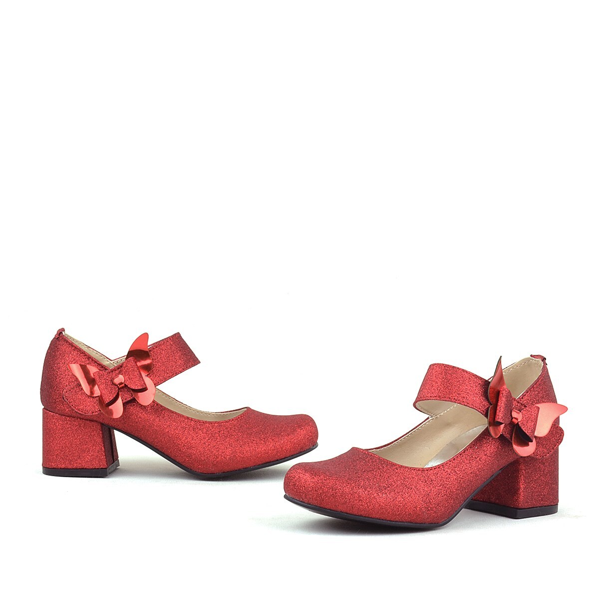 حذاء وينكس الأحمر اللامع ذو الكعب العالي للفتيات - 6