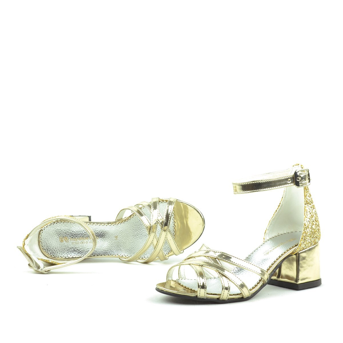 حذاء سهرة للبنات بكعب سميك من بيل جولد - 7