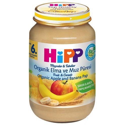 Hipp Organik Elma ve Muz Püresi 190 Gr - 1