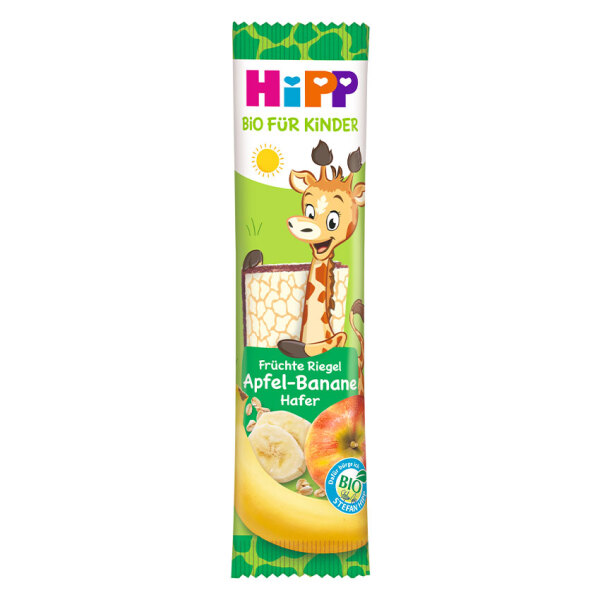 Hipp Organik Yulaﬂı Elmalı Muzlu Meyve Barı 20 Gr - Hipp