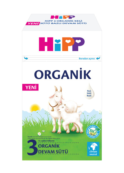 Hipp 3 Organik Keçisütü Bazlı Bebek Devam Sütü 400 Gr - Hipp