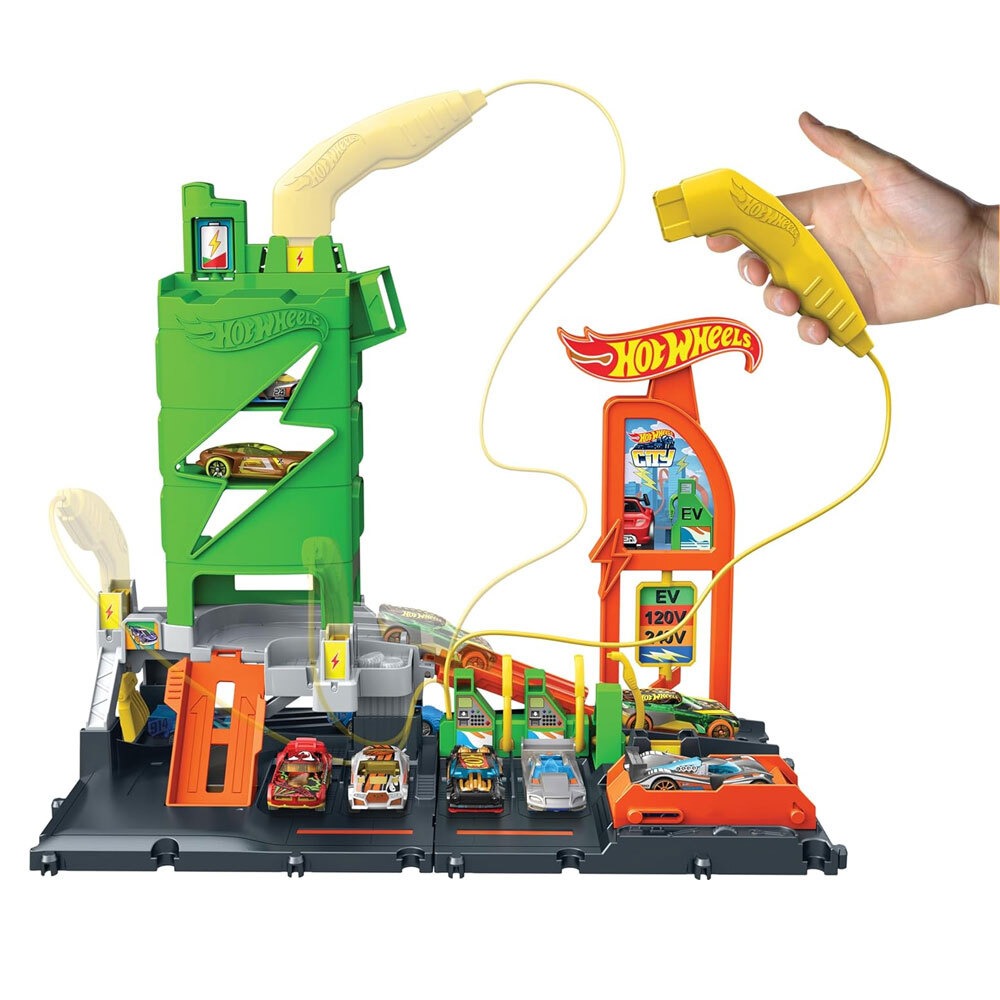 Hot Wheels Elektrikli Araç Şarj İstasyonu Oyun Seti HTN79 - 2