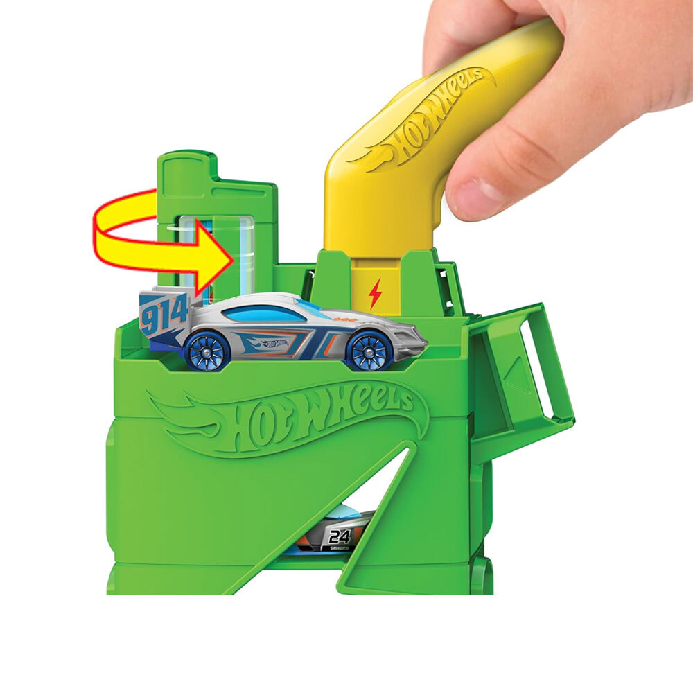 Hot Wheels Elektrikli Araç Şarj İstasyonu Oyun Seti HTN79 - 4