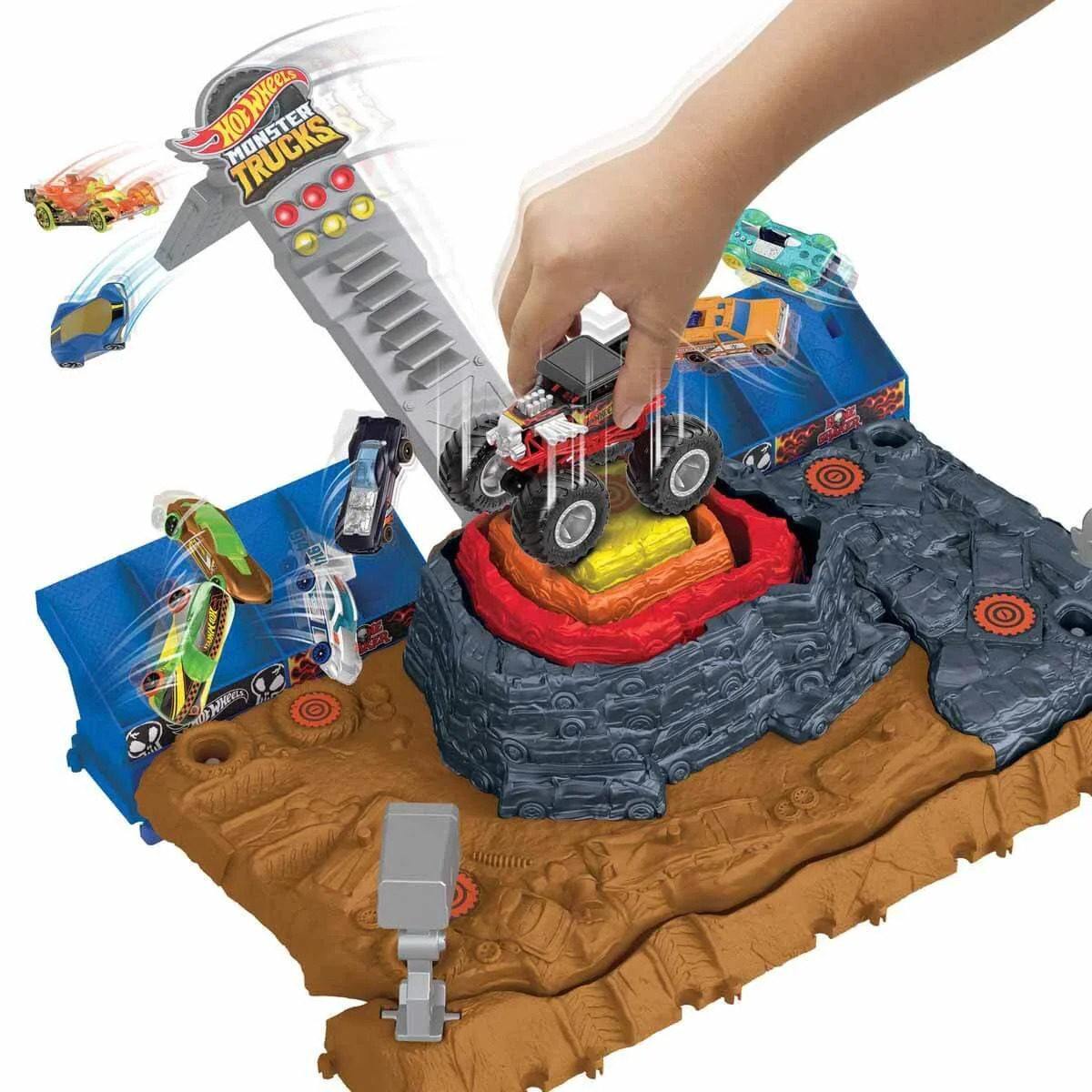 Hot Wheels Monster Trucks Muhteşem Çarpışma Arenası HNB96 - 3