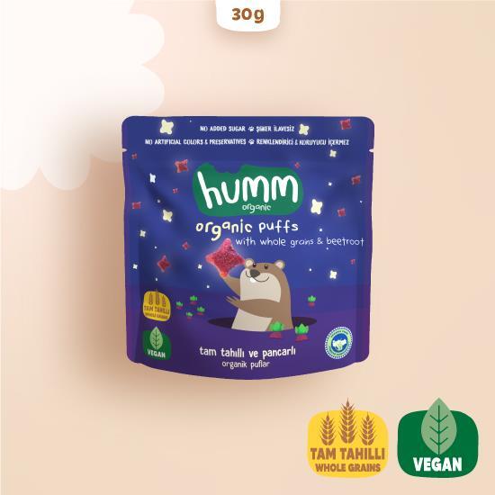 Humm Organik Pancarlı ve Tam Tahıllı Puflar 30 Gr - 1