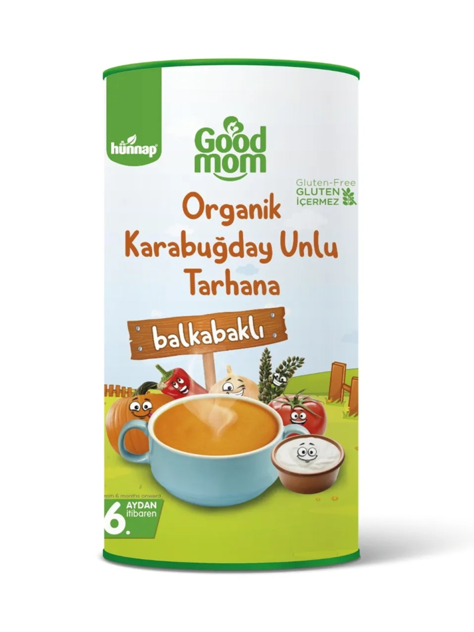 Hünnap Good Mom Organik Karabuğday Unlu Tarhana Balkabağı 200 Gr - 1