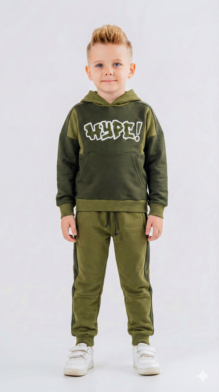 بدلة رياضية للأولاد من عمر 1 إلى 5 سنوات 7528 - 1