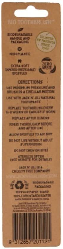 فرشاة أسنان جاك وجيل الطبيعية على شكل قرد - 2