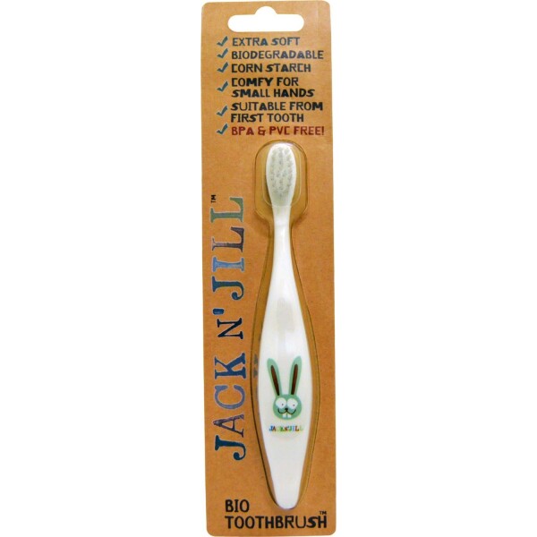 أرنب فرشاة الأسنان الطبيعية جاك وجيل - Jack N' Jill