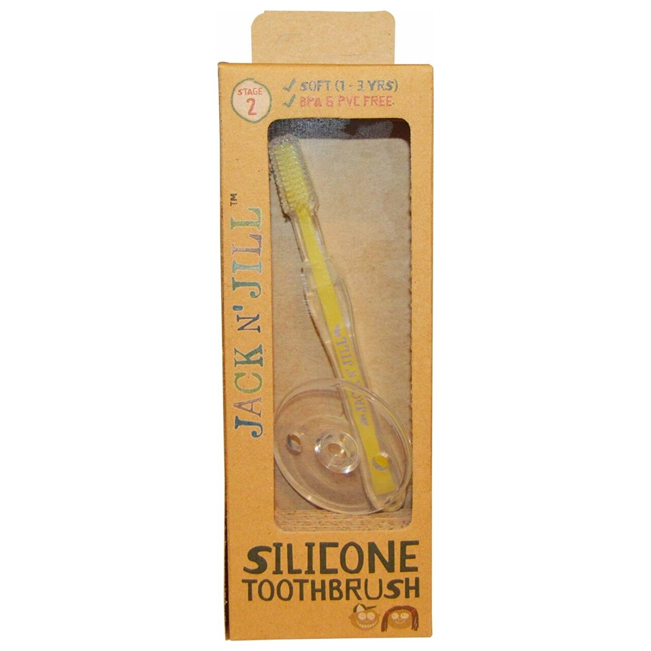 فرشاة أسنان جاك وجيل السيليكونية - 1