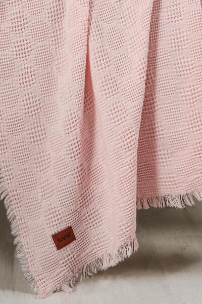 كانز بيبي وافل موسلين مطرز بيكيه Knz-021 Bunbun - 4