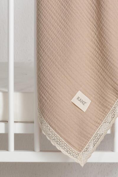 كانز 4 طبقات كوباناكي موسلين بايك Knz-017 بيج - 3
