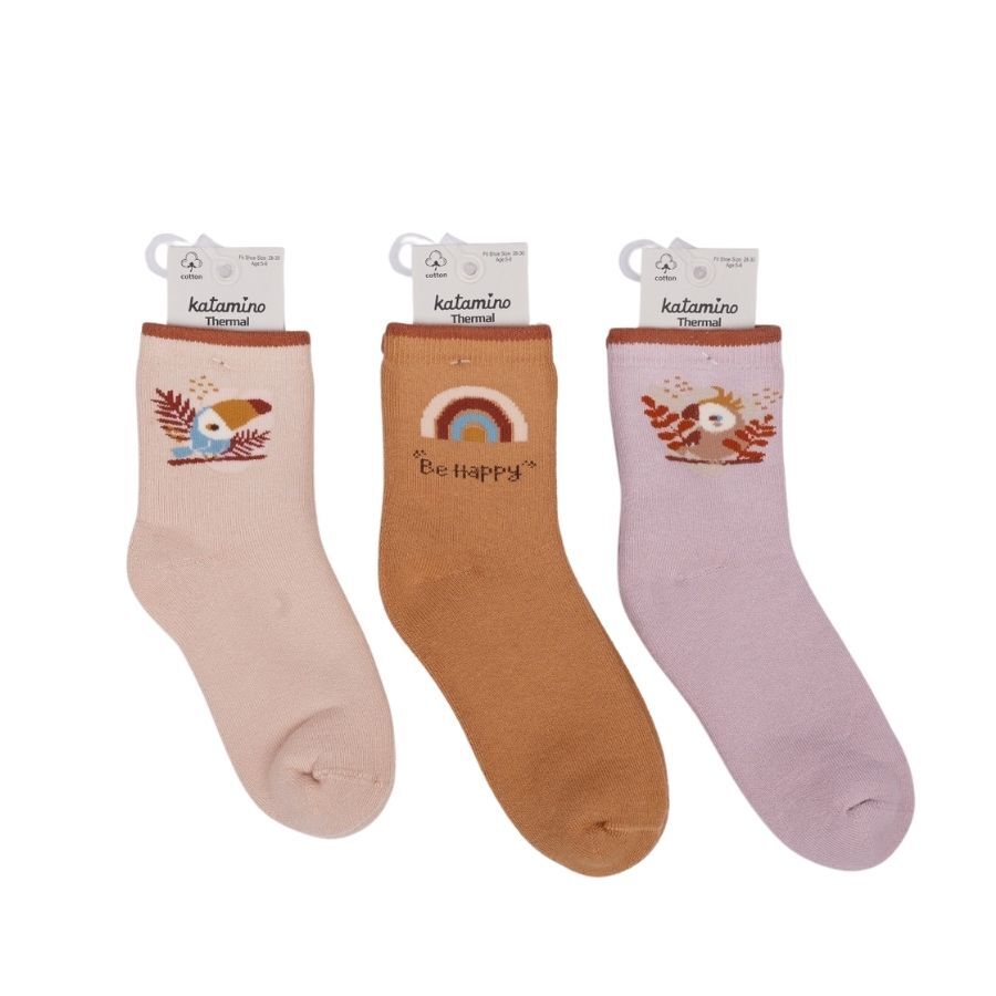 جوارب منشفة كاتامينو يونيلا للبنات، تشكيلة 250257 - 1