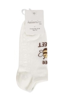 Katamino Ahsa Abs'li Kız Patik Çorap K20299 Asorti - 2