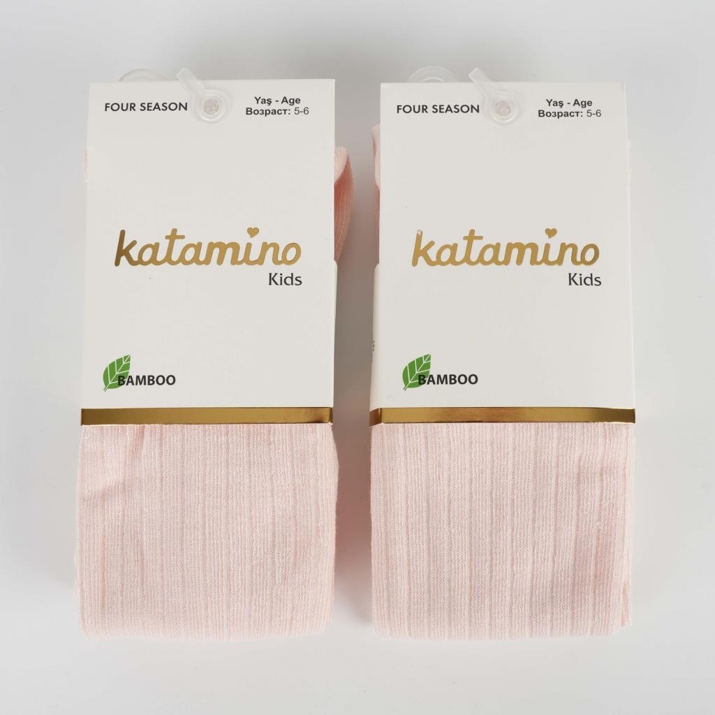 Katamino Beyza Kız Bambu Külotlu 1-5 Yaş K30205 Pudra - 1