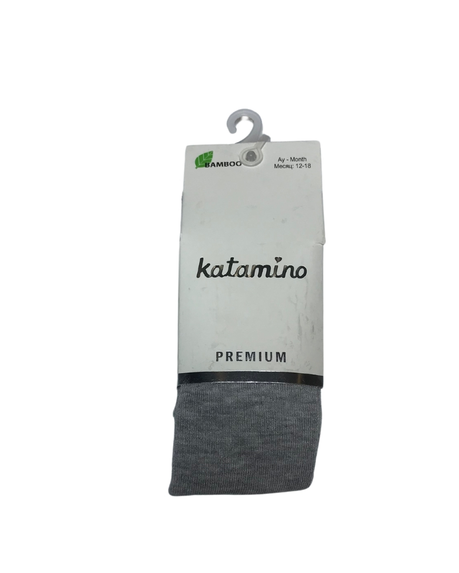 Katamino Liva Bebek Bambu Külotlu Çorap K36000 Gri - 1