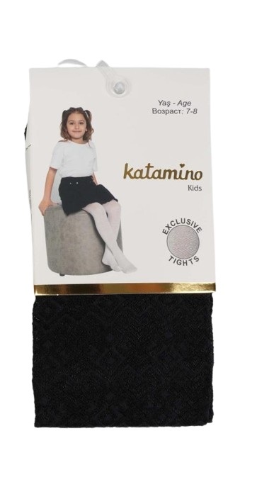 Katamino Sidney Desenli İnce Kız Külotlu k62291 Siyah - 1
