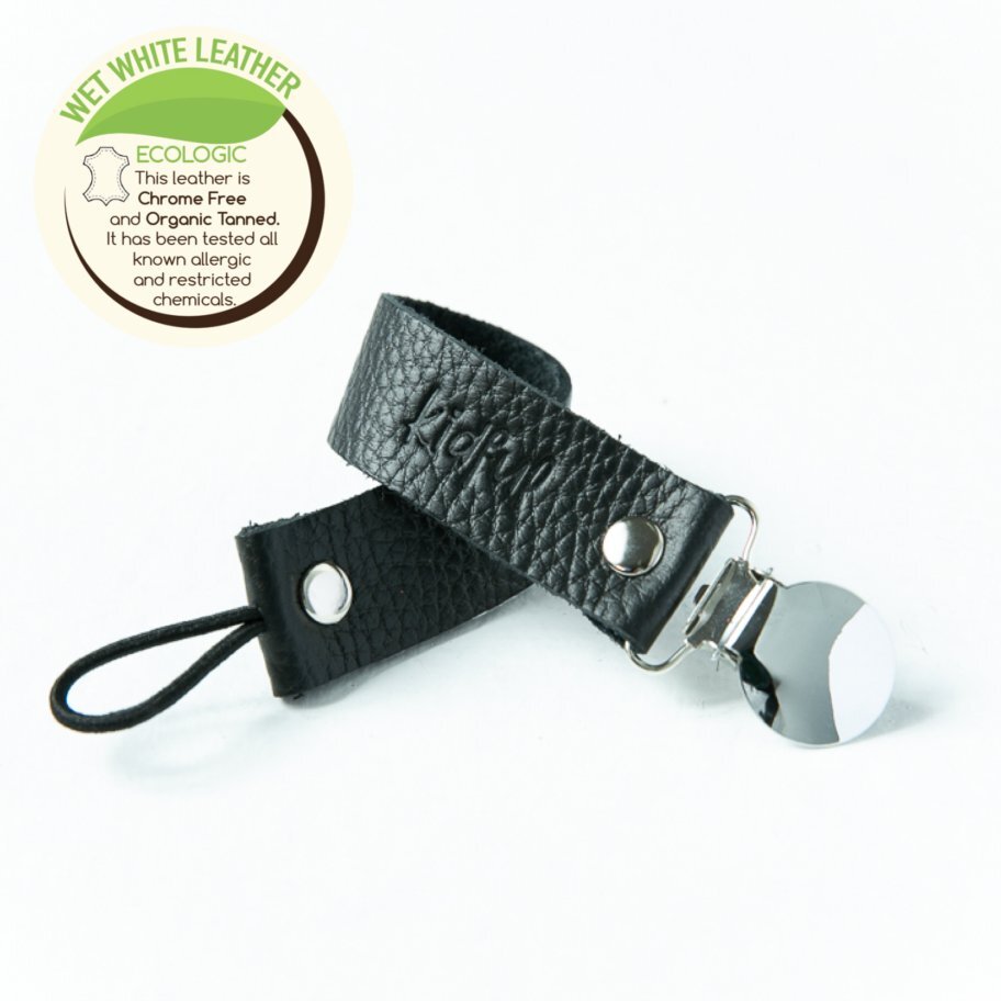 Kidful Bitkisel Boyalı Emzik Askısı Charcoal - 1