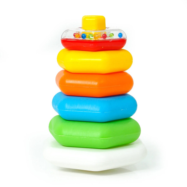 حلقات سداسية ملونة من كيكي مع خشخيشة AE-1510 - 3