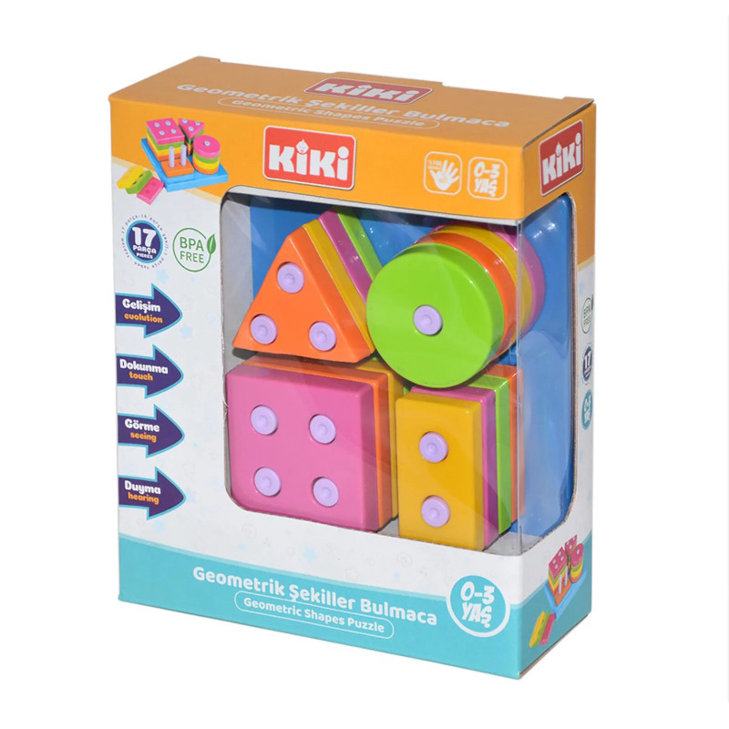 Kiki Geometrik Şekiller Bulmaca AE-1410 - 1