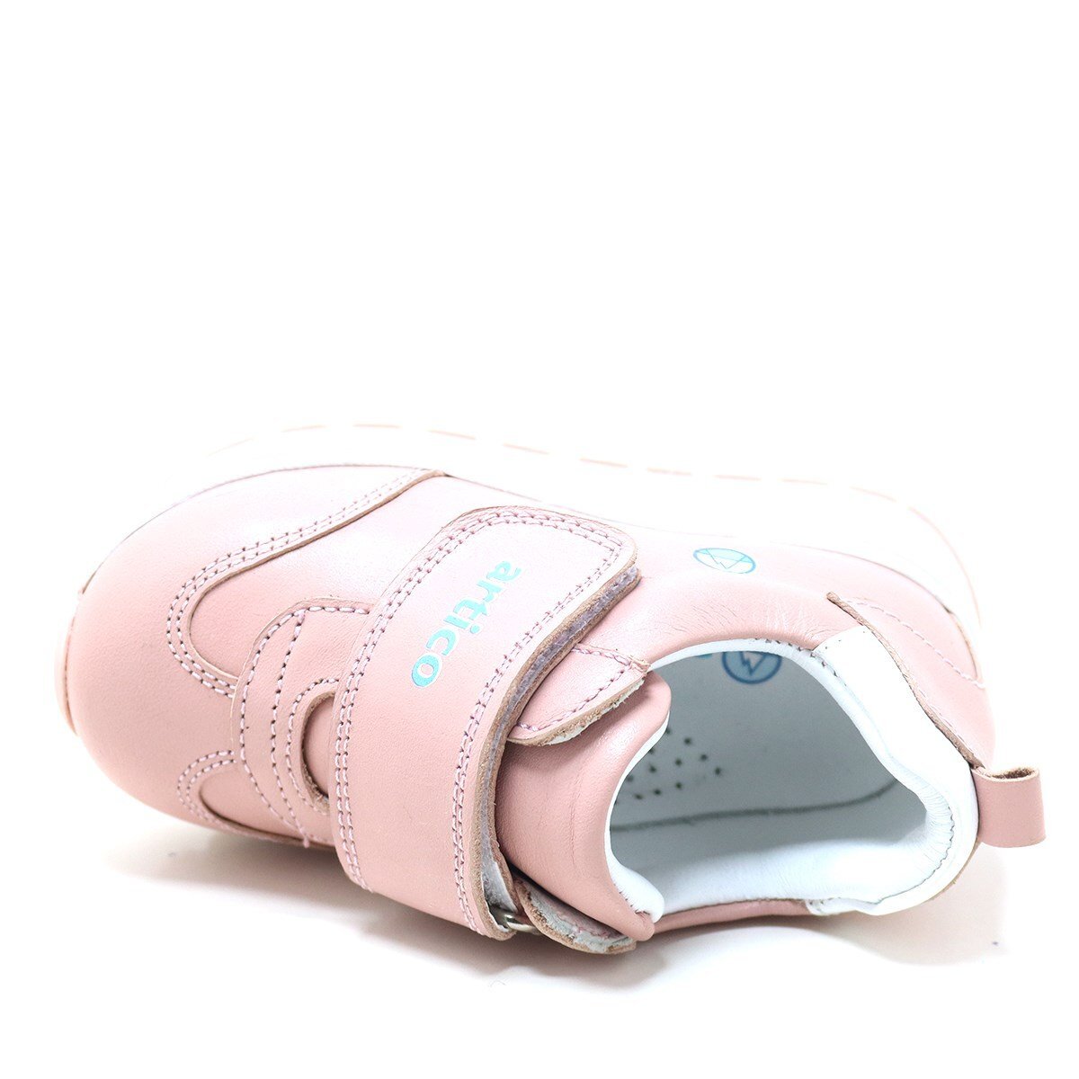 ARTİCO ANDOYA HAKİKİ DERİ PEMBE CIRTLI BEBEK SPOR AYAKKABI - 6