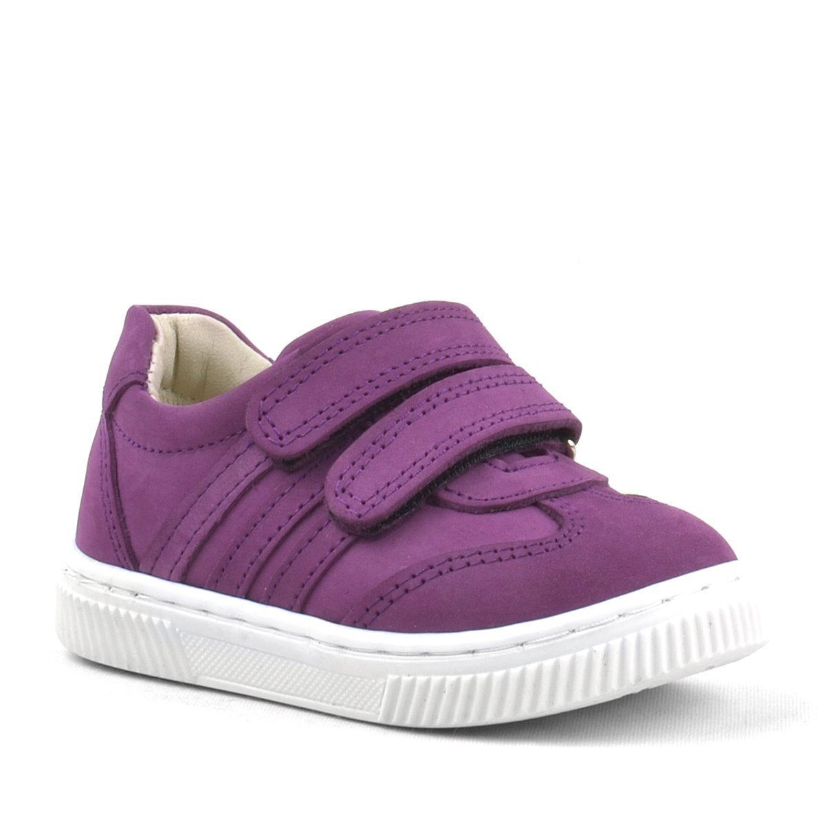 Rakerplus Paw Hakiki Deri Mor Cırtlı Bebek Spor Ayakkabı Sneaker - 1