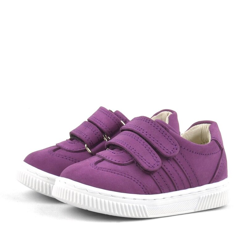 Rakerplus Paw Hakiki Deri Mor Cırtlı Bebek Spor Ayakkabı Sneaker - 3