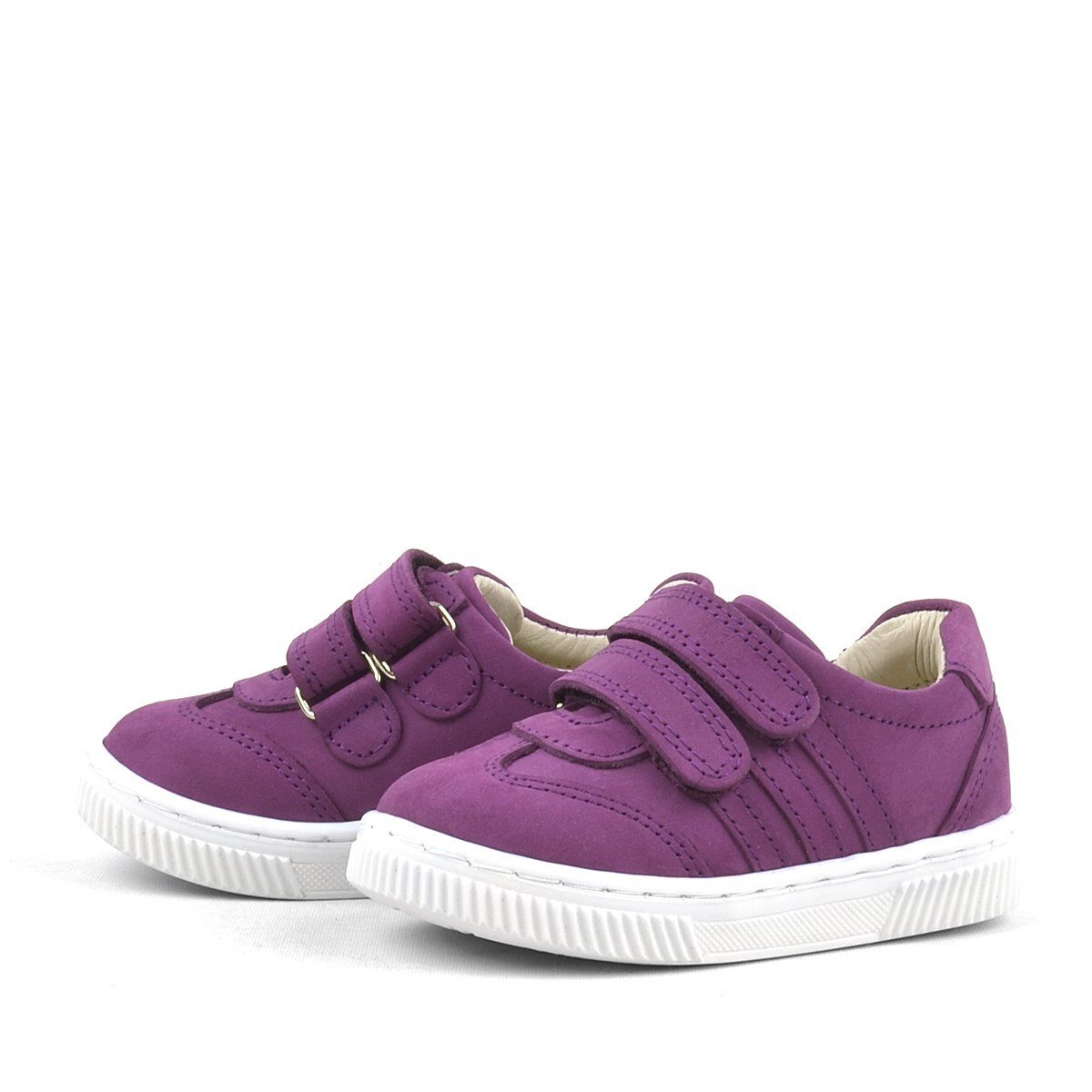 Rakerplus Paw Hakiki Deri Mor Cırtlı Bebek Spor Ayakkabı Sneaker - 4