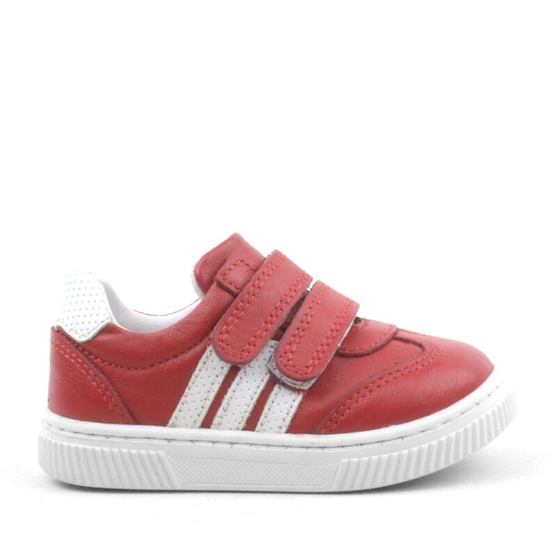 Rakerplus Paw Hakiki Deri Kırmızı Cırtlı Bebek Spor Ayakkabı Sneaker - 2