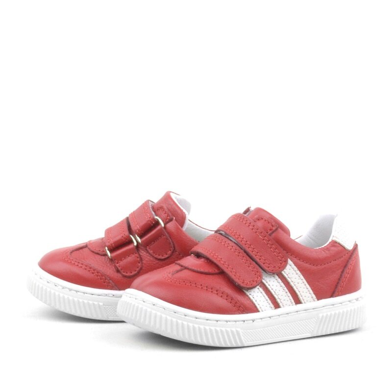 Rakerplus Paw Hakiki Deri Kırmızı Cırtlı Bebek Spor Ayakkabı Sneaker - 4