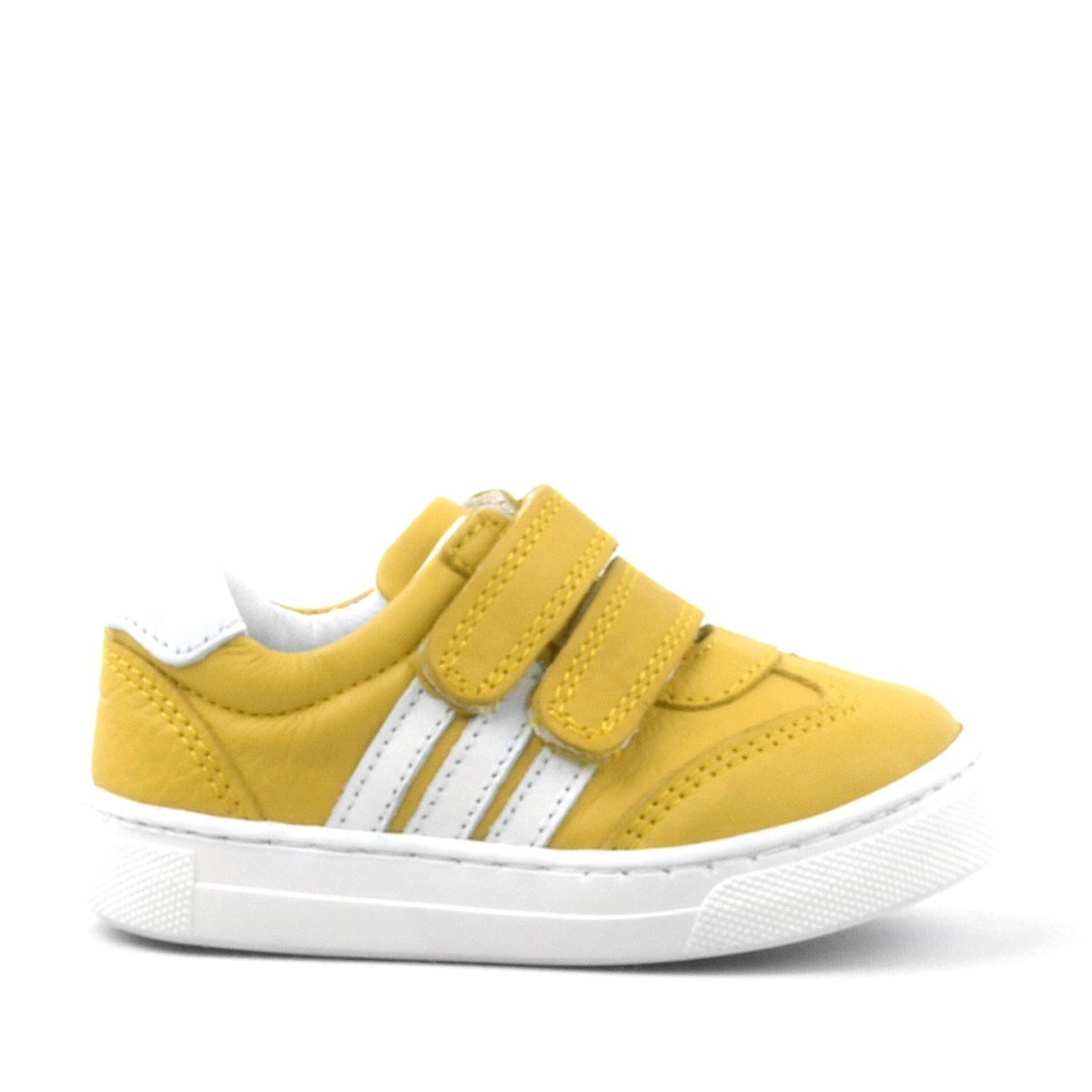 Rakerplus Paw Hakiki Deri Sarı Cırtlı Bebek Spor Ayakkabı Sneaker - 2
