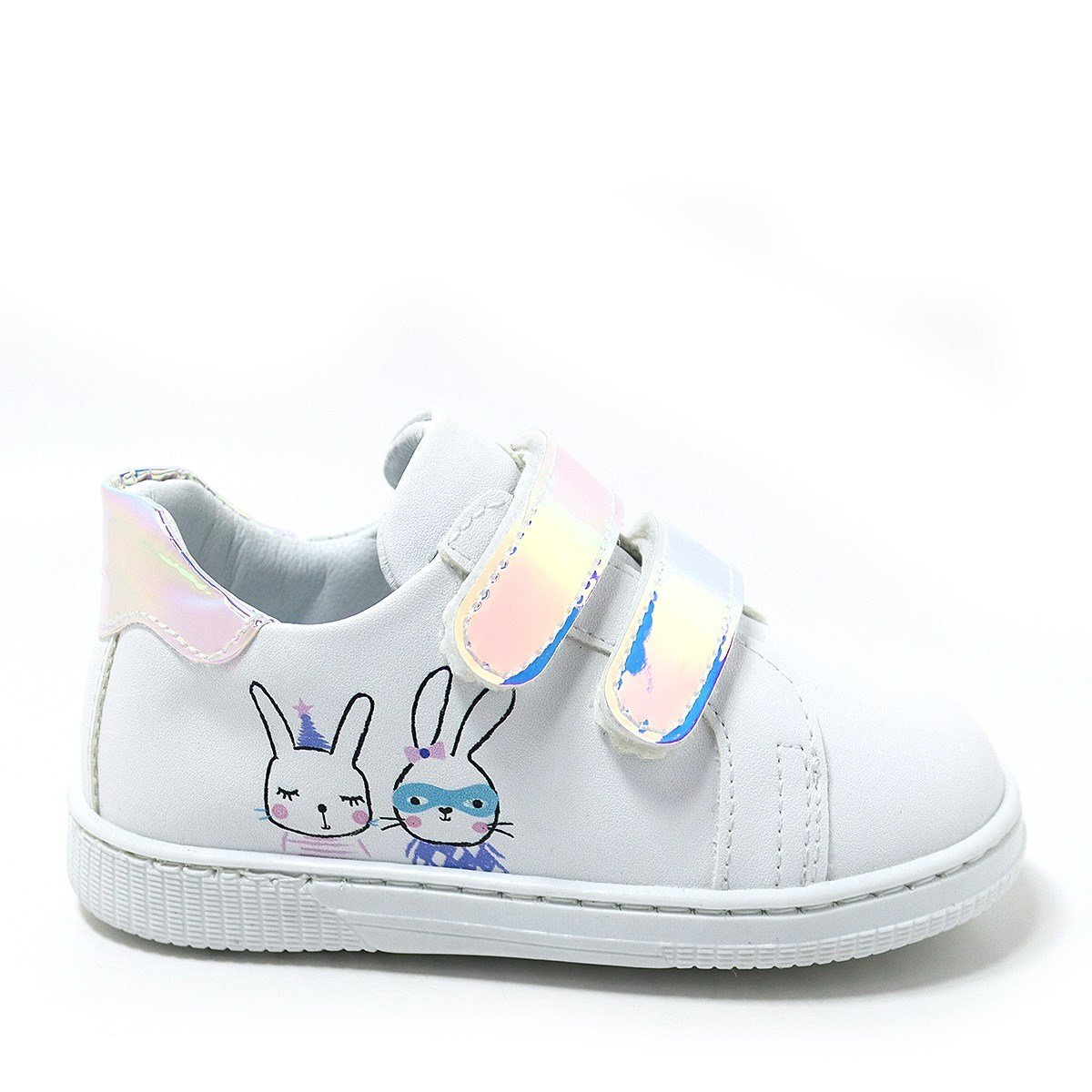 Artico Miclou Beyaz Cırtlı Kız Bebek Spor Ayakkabı - 2