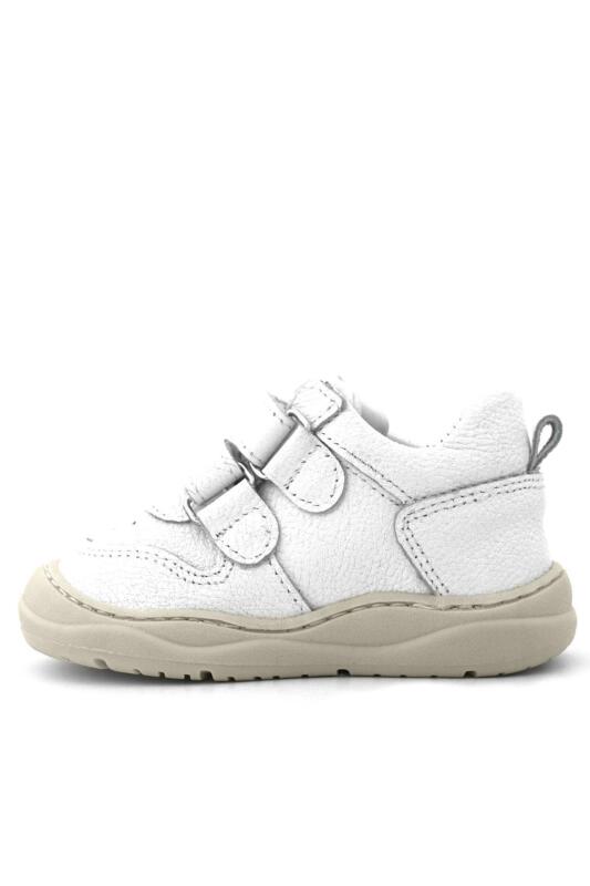 Rakerplus Tbons Özel Tasarım Schaggy Hakiki Deri Beyaz Bebek Spor Ayakkabı - 5