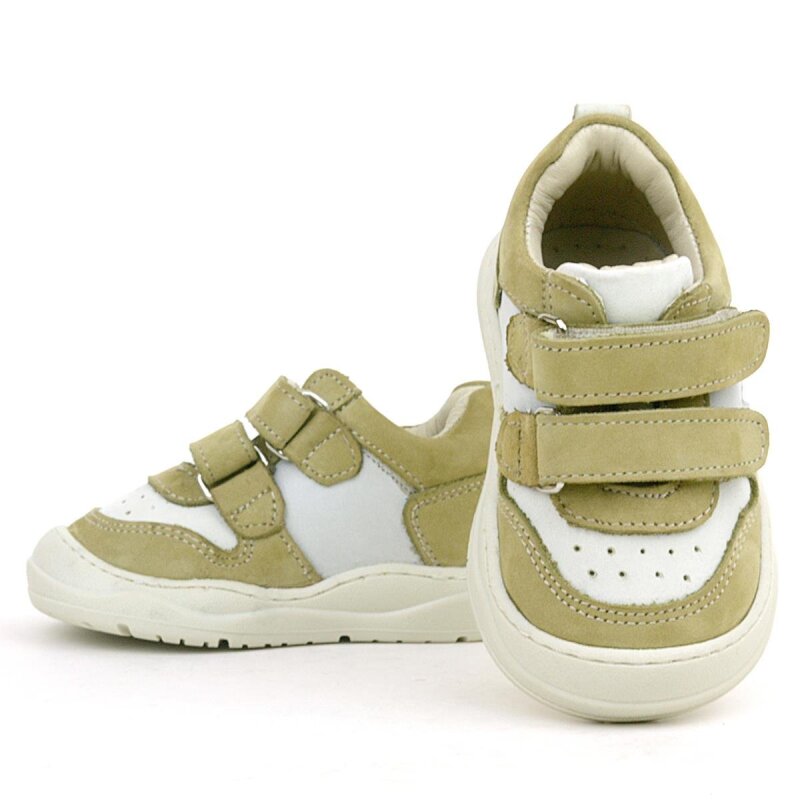 Rakerplus Schaggy Hakiki Deri Yeşil Bebek Spor Ayakkabı - 5