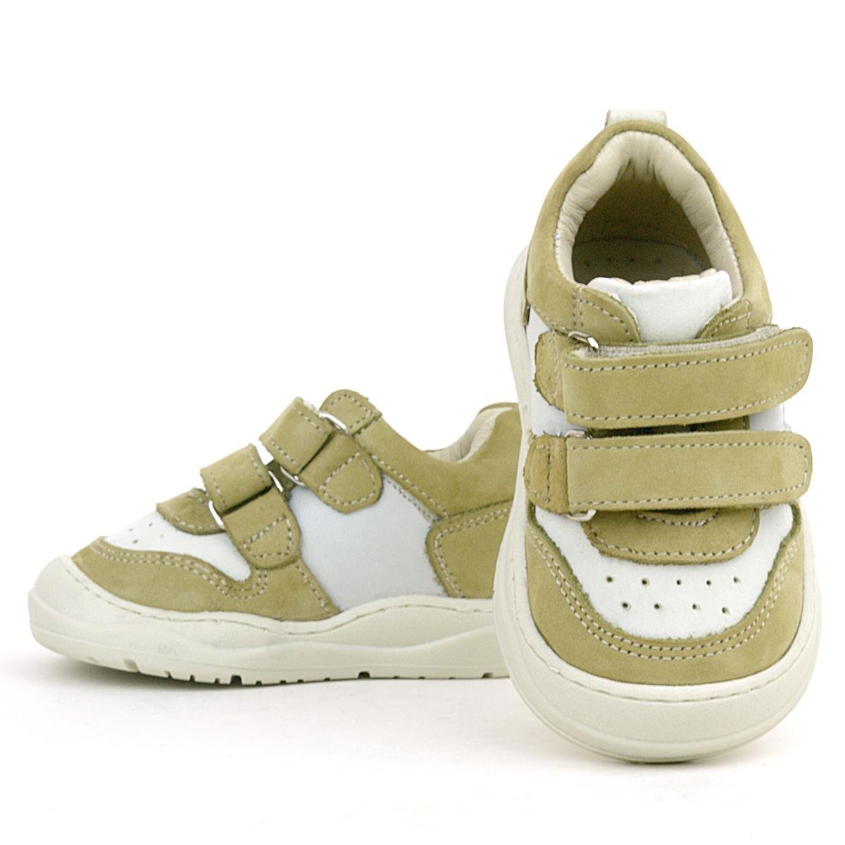 Rakerplus Schaggy Hakiki Deri Yeşil Bebek Spor Ayakkabı - 5