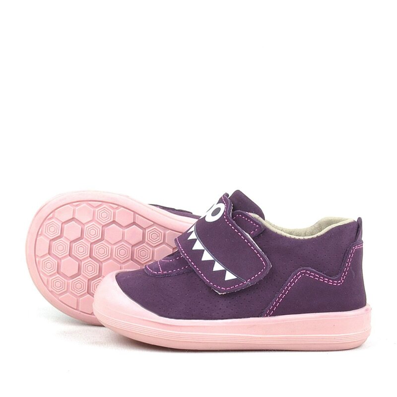 Rakerplus Dino Hakiki Deri Mor Yüksek Bilekli Bebek Ayakkabı - 6
