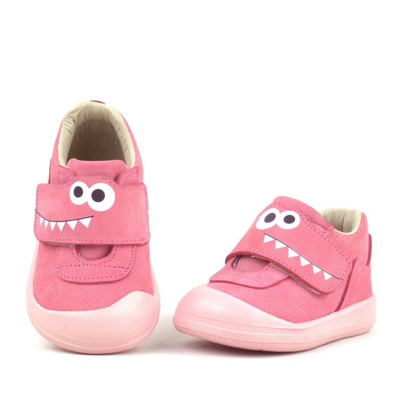 Rakerplus Dino Hakiki Deri Pembe Yüksek Bilekli Bebek Ayakkabı - 3