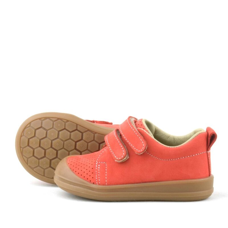 Rakerplus Sonic Hakiki Deri Turuncu Cırtlı Anatomik Bebek Spor Ayakkabı Sneaker - 6