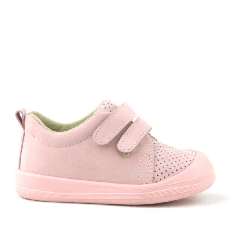 Rakerplus Sonic Hakiki Deri Pembe Cırtlı Anatomik Bebek Spor Ayakkabı Sneaker - 2