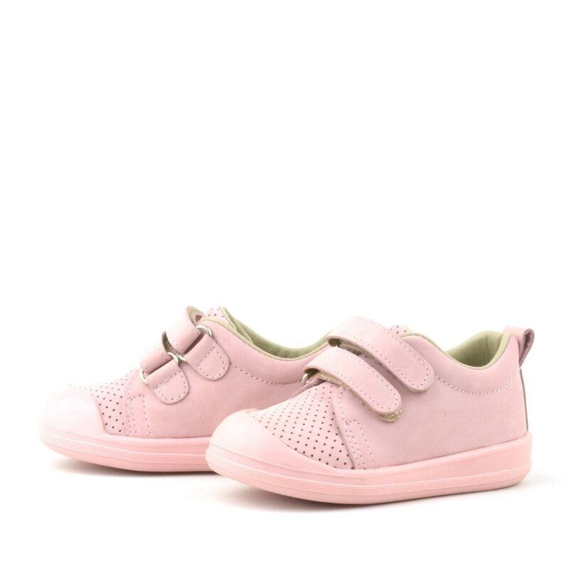 Rakerplus Sonic Hakiki Deri Pembe Cırtlı Anatomik Bebek Spor Ayakkabı Sneaker - 5