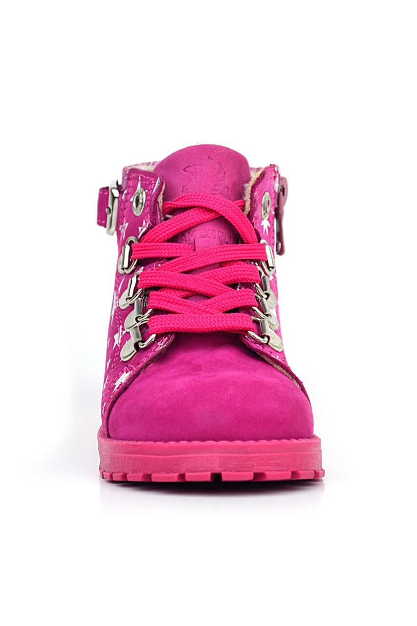 Rakerplus Griffon Hakiki Deri Fuşya Pembe Bebek Bot - 2