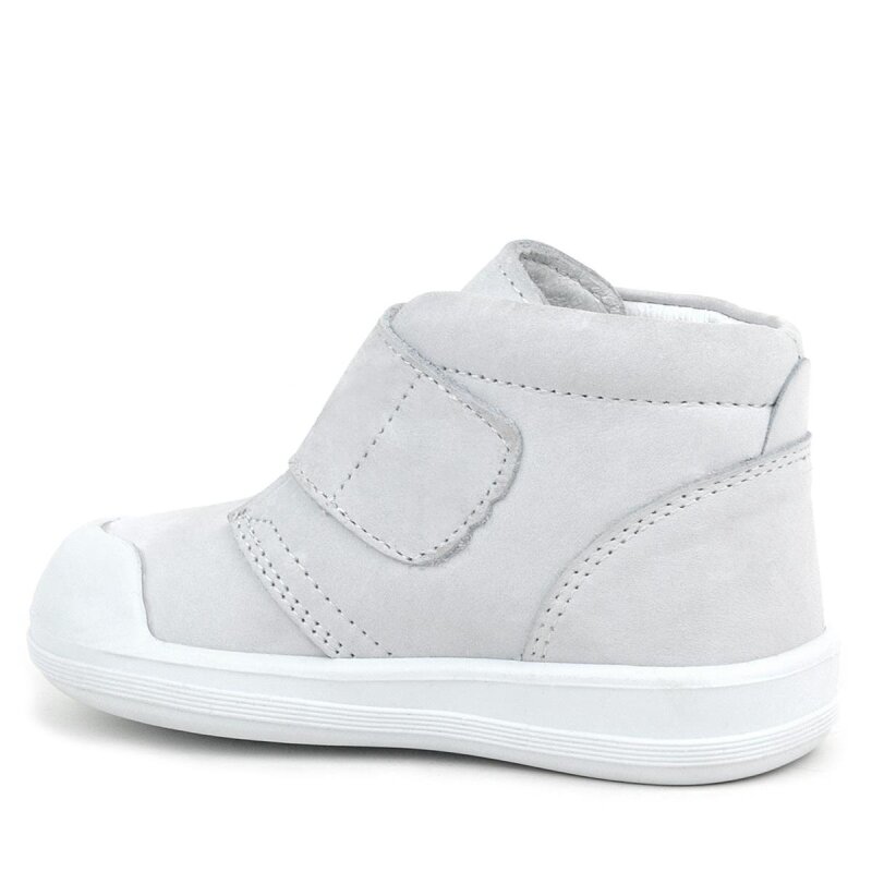 Rakerplus Yoohoo Hakiki Deri Beyaz Cırtlı Kız Bebek Bot - 5